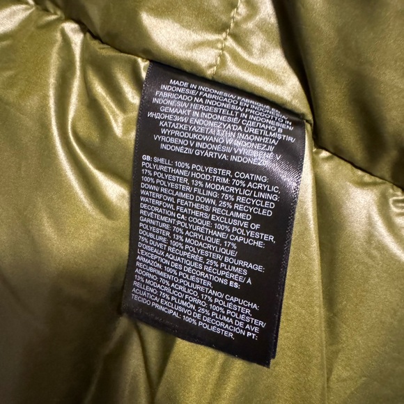NWT The North Face Forest Olive 600 fill Down Parka Jacket - Picture 5 of 5